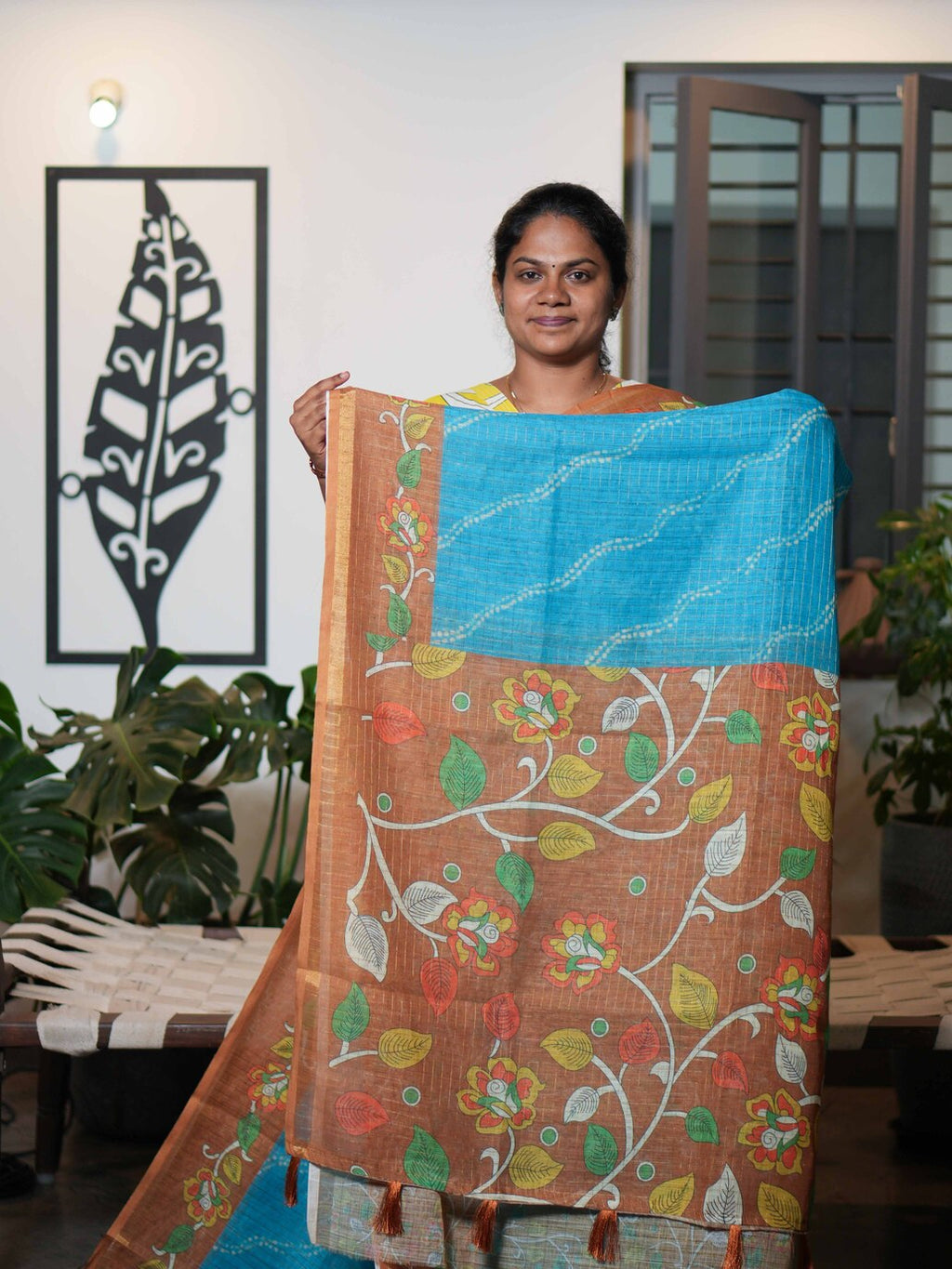 Linen Cotton Sarees Soft Comfort / SKU199 – 1