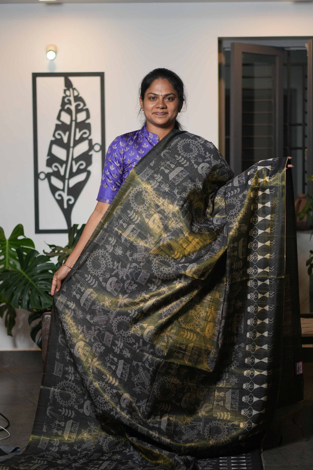 Tissue Tussar Sarees Festive Glow