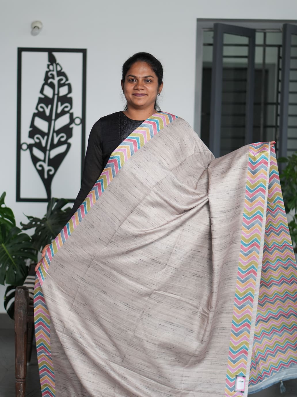 Matka Tussar Sarees Rustic Elegance / SKU210 – 1