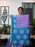 Linen Cotton Sarees Natural Elegance / SKU199 – 6