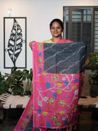 Linen Cotton Sarees Elegant Breeze / SKU199 – 2