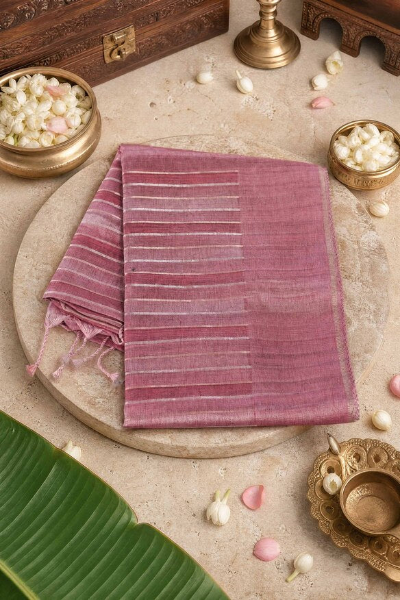 Handloom Matka Silk Sarees Regal Texture
