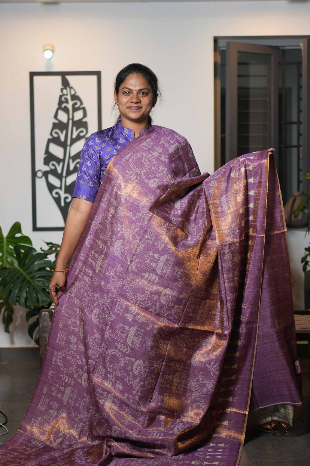 Tissue Tussar Sarees Grand Weave