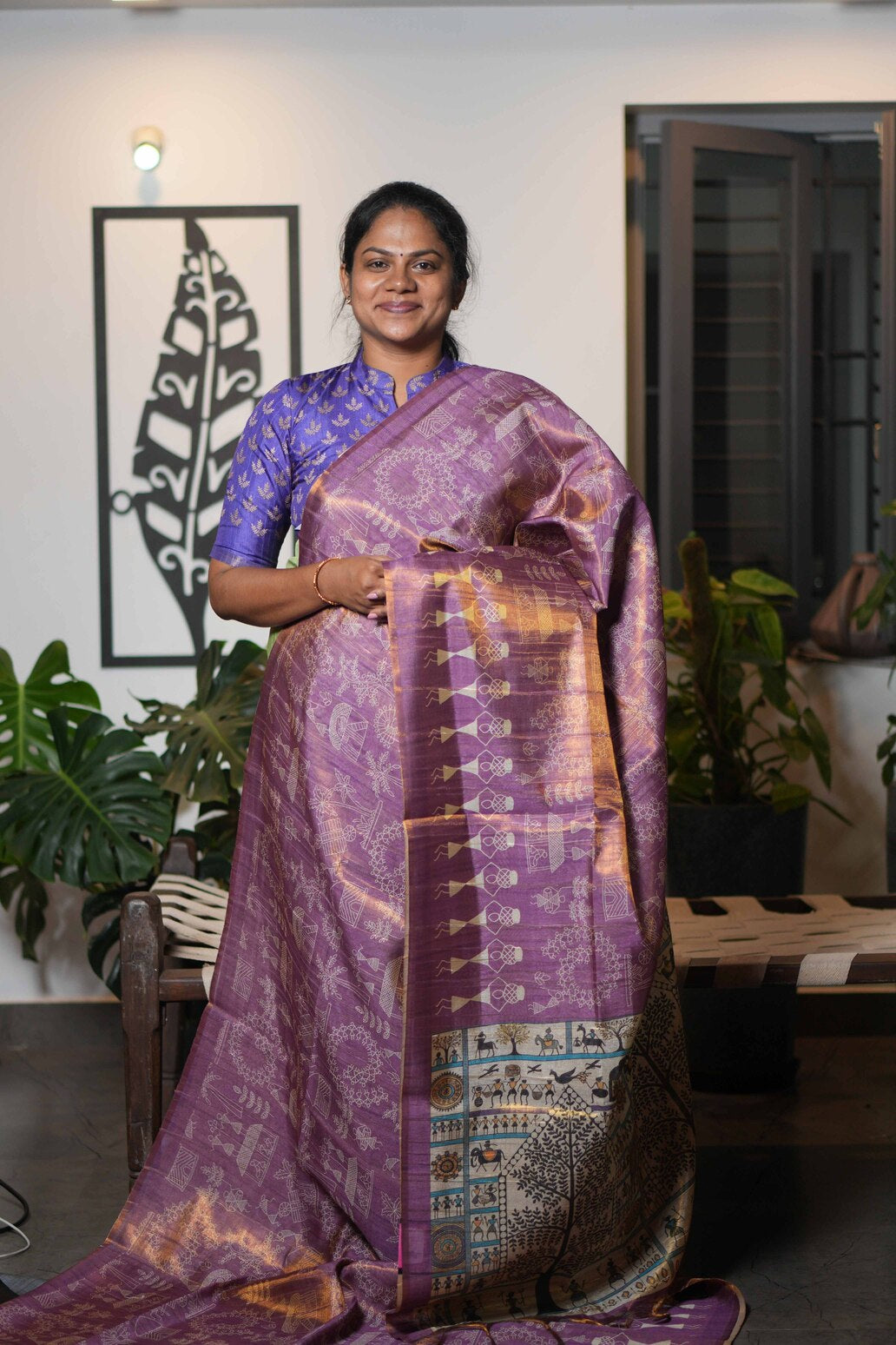 Tissue Tussar Sarees Grand Weave