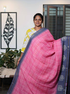 Linen Cotton Sarees Classic Weave / SKU199 – 7