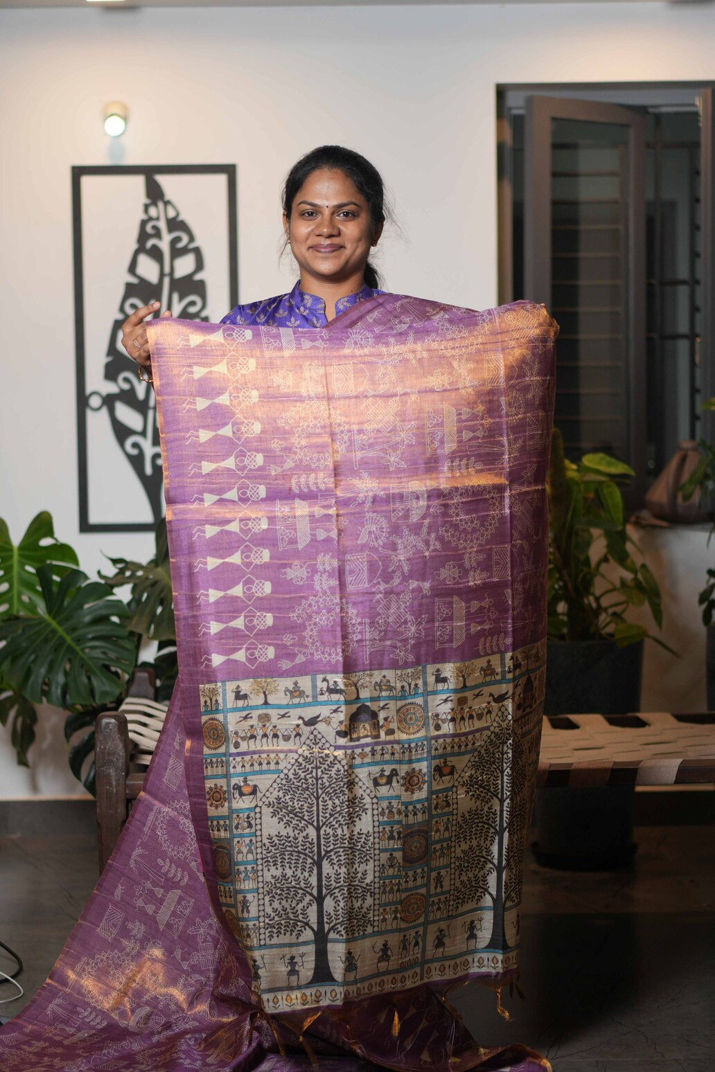 Tissue Tussar Sarees Grand Weave