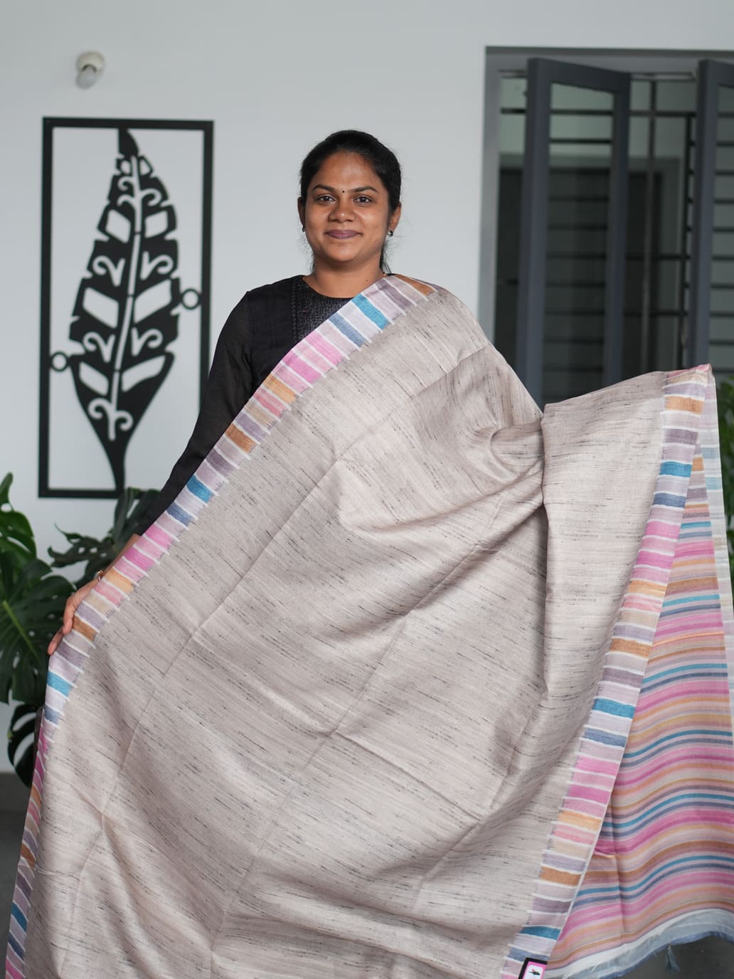 Matka Tussar Sarees Natural Grace / SKU210 – 4