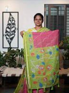Linen Cotton Sarees Classic Charm / SKU199 – 4
