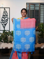 Linen Cotton Sarees Gentle Charm / SKU199 – 8