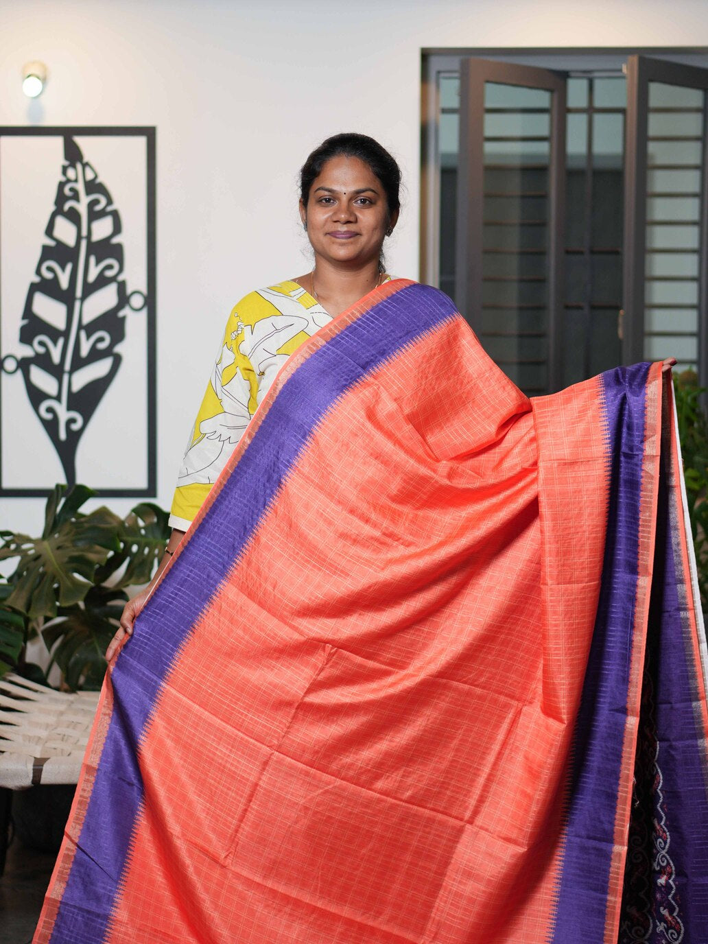 Semi Tussar Sarees Classic Drape / SKU198 – 4