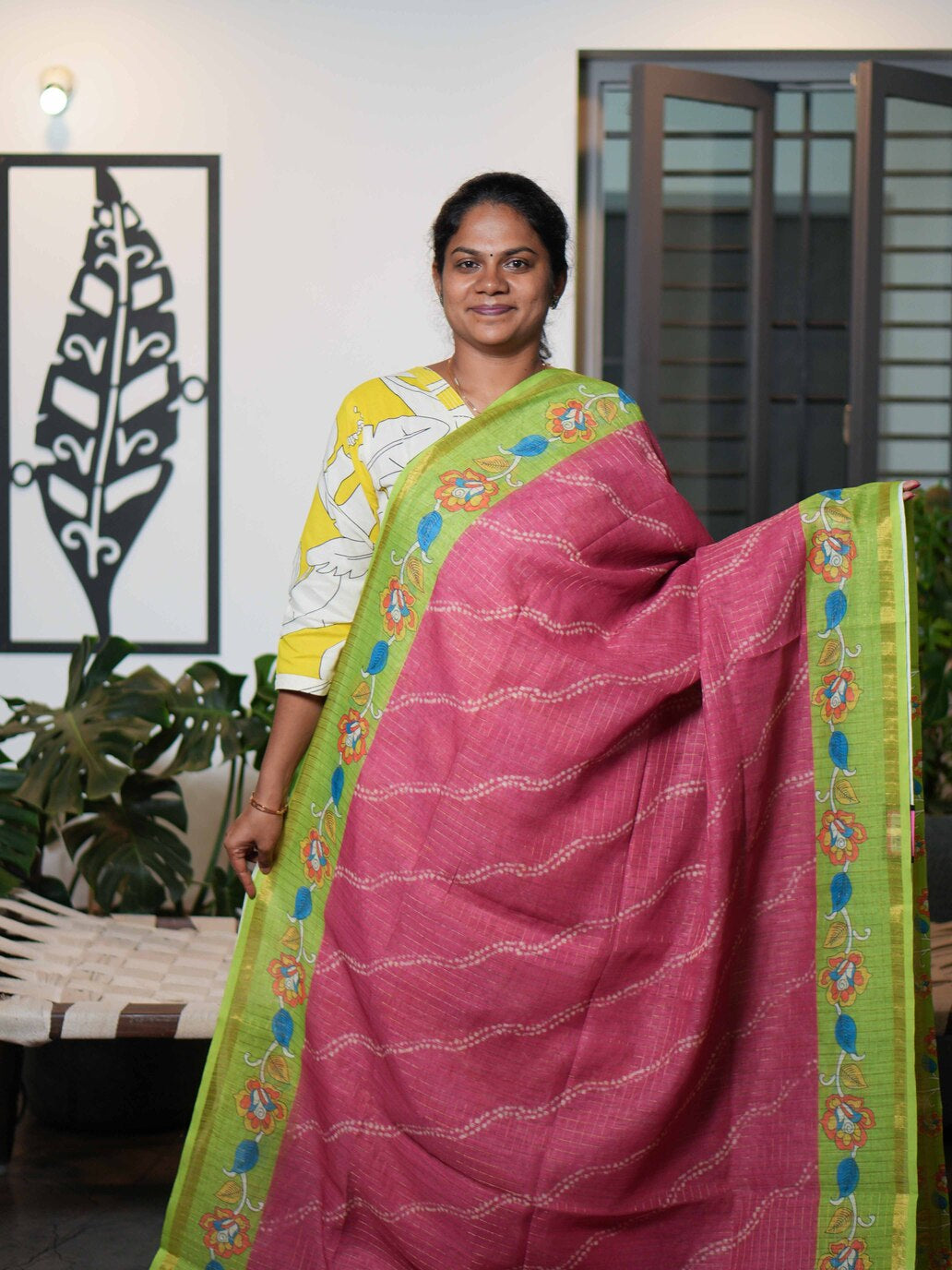 Linen Cotton Sarees Classic Charm / SKU199 – 4