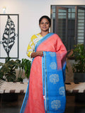 Linen Cotton Sarees Gentle Charm / SKU199 – 8