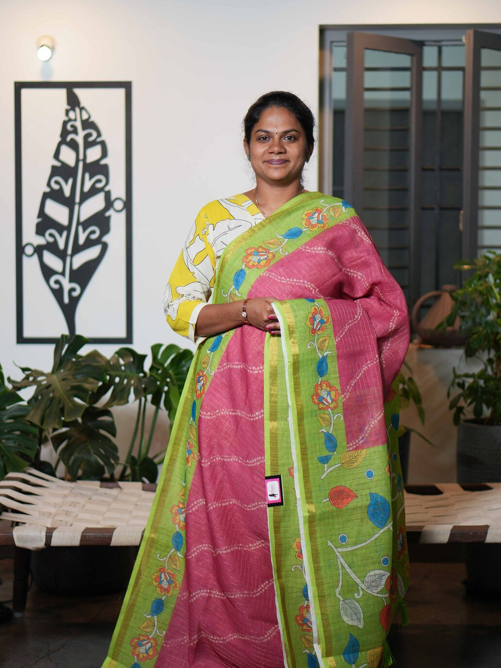 Linen Cotton Sarees Classic Charm / SKU199 – 4