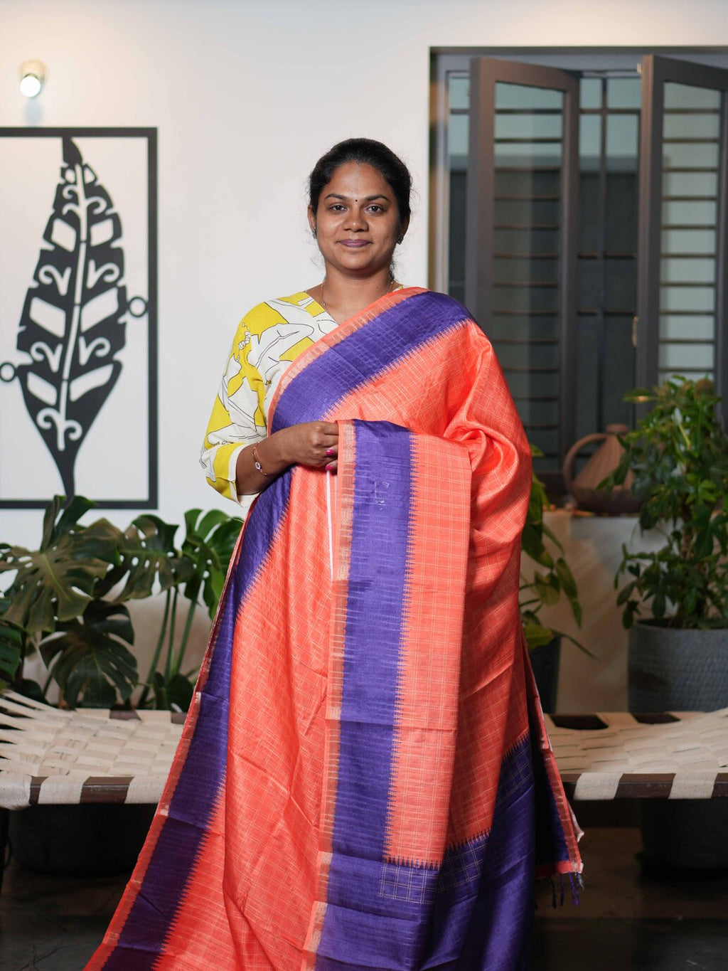 Semi Tussar Sarees Classic Drape / SKU198 – 4