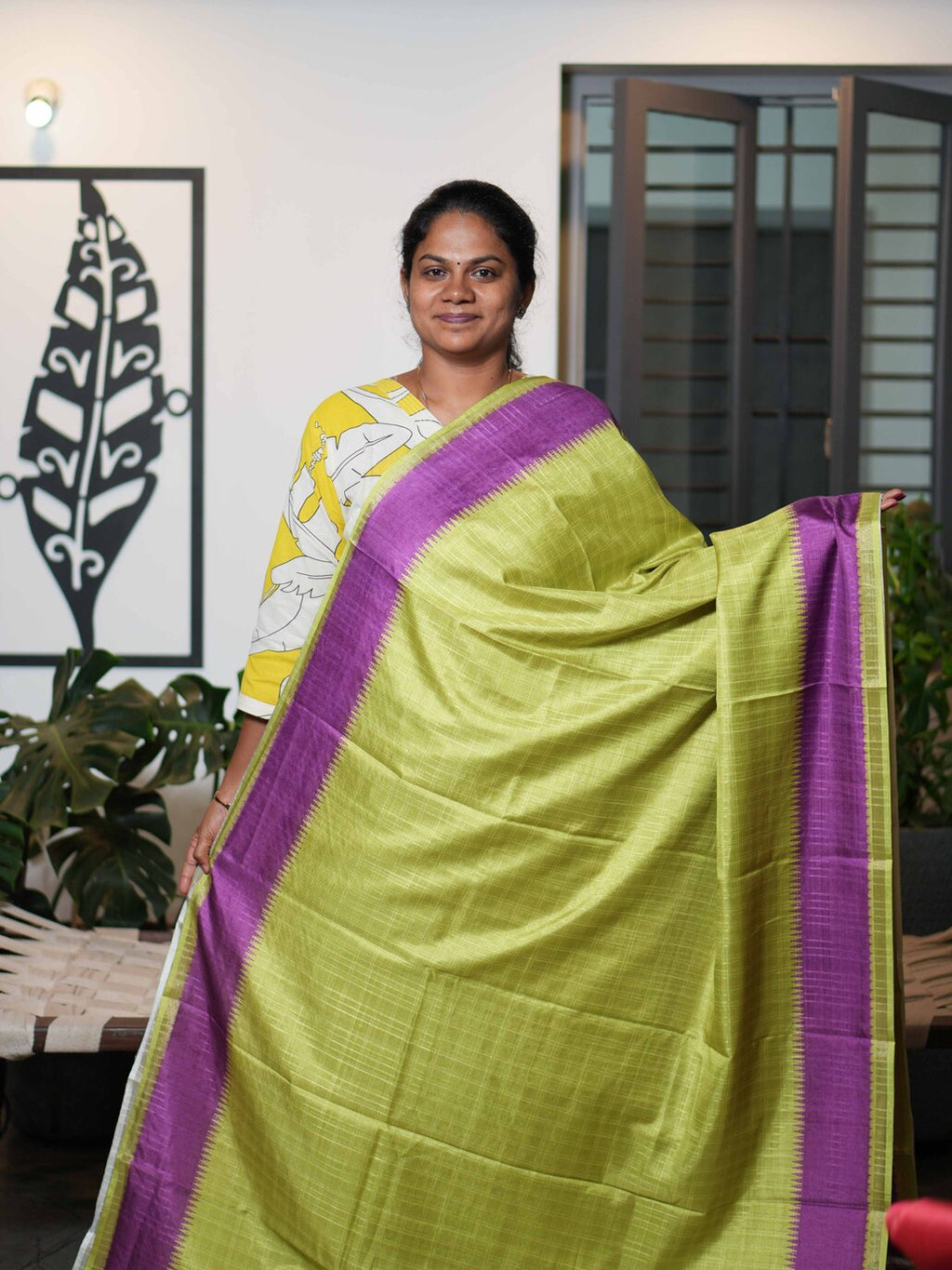 Semi Tussar Sarees Heritage Style / SKU198 – 5