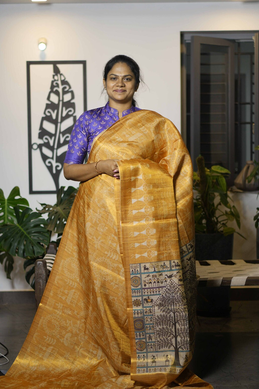 Tissue Tussar Sarees Elegant Flow