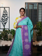 Linen Cotton Sarees Refined Style / SKU199 – 9