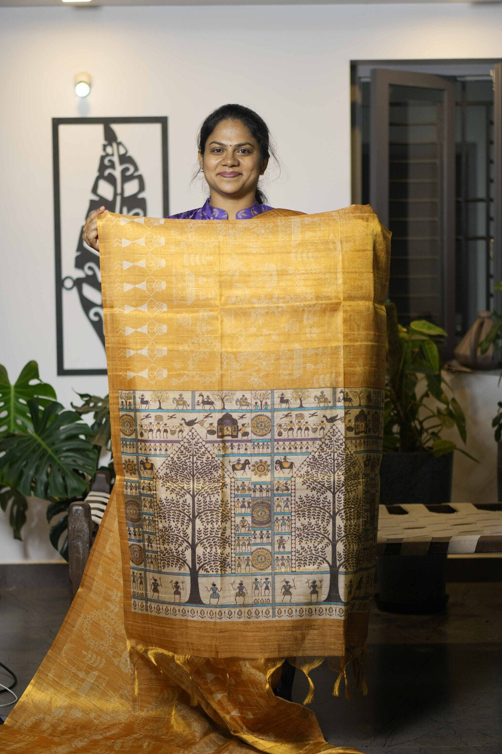 Tissue Tussar Sarees Elegant Flow