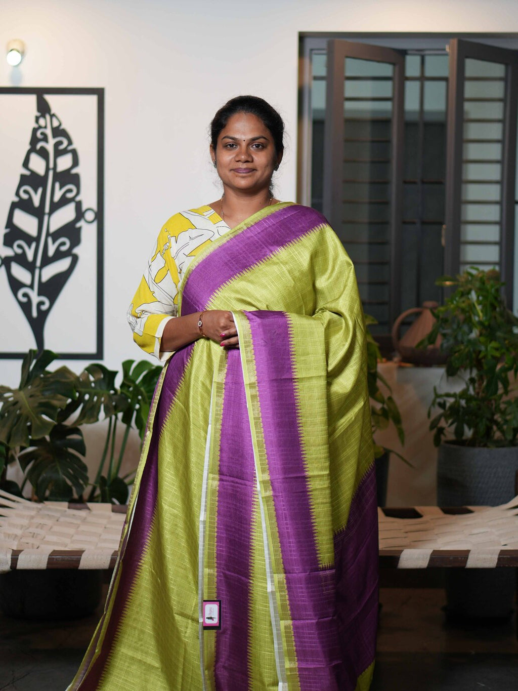 Semi Tussar Sarees Heritage Style / SKU198 – 5