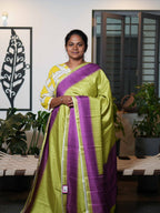 Semi Tussar Sarees Heritage Style / SKU198 – 5