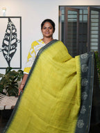 Linen Cotton Sarees Heritage Touch / SKU199 – 11