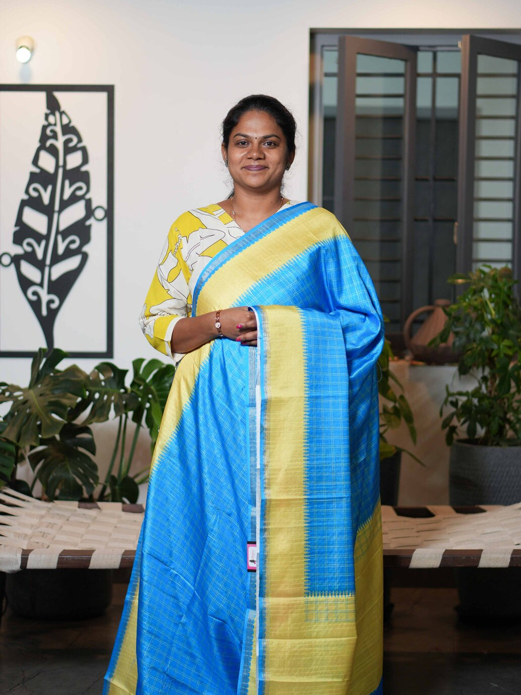 Semi Tussar Sarees Royal Texture / SKU198 – 7