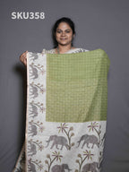 Linen Cotton Sarees Classic Charm / SKU358 – 2
