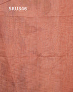 Printed Linen Sarees Graceful Motifs / SKU346 – 10