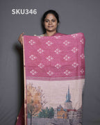 Printed Linen Sarees Signature Style / SKU346 – 11