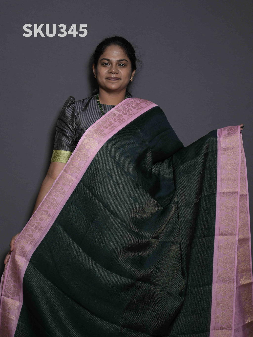 Zari Viscose Sarees Heritage Beauty / SKU345 – 3