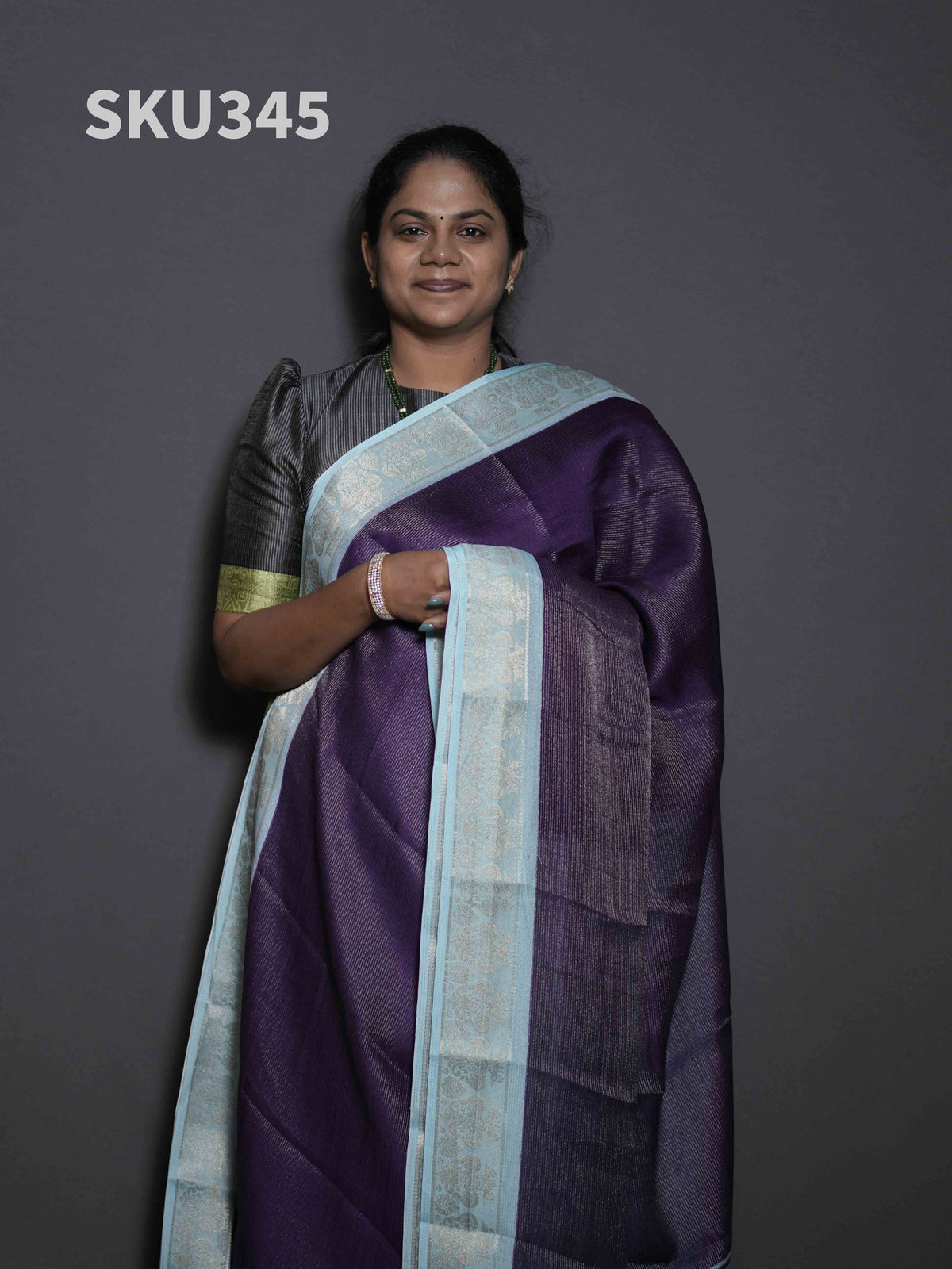 Zari Viscose Sarees Festive Radiance / SKU345 – 4