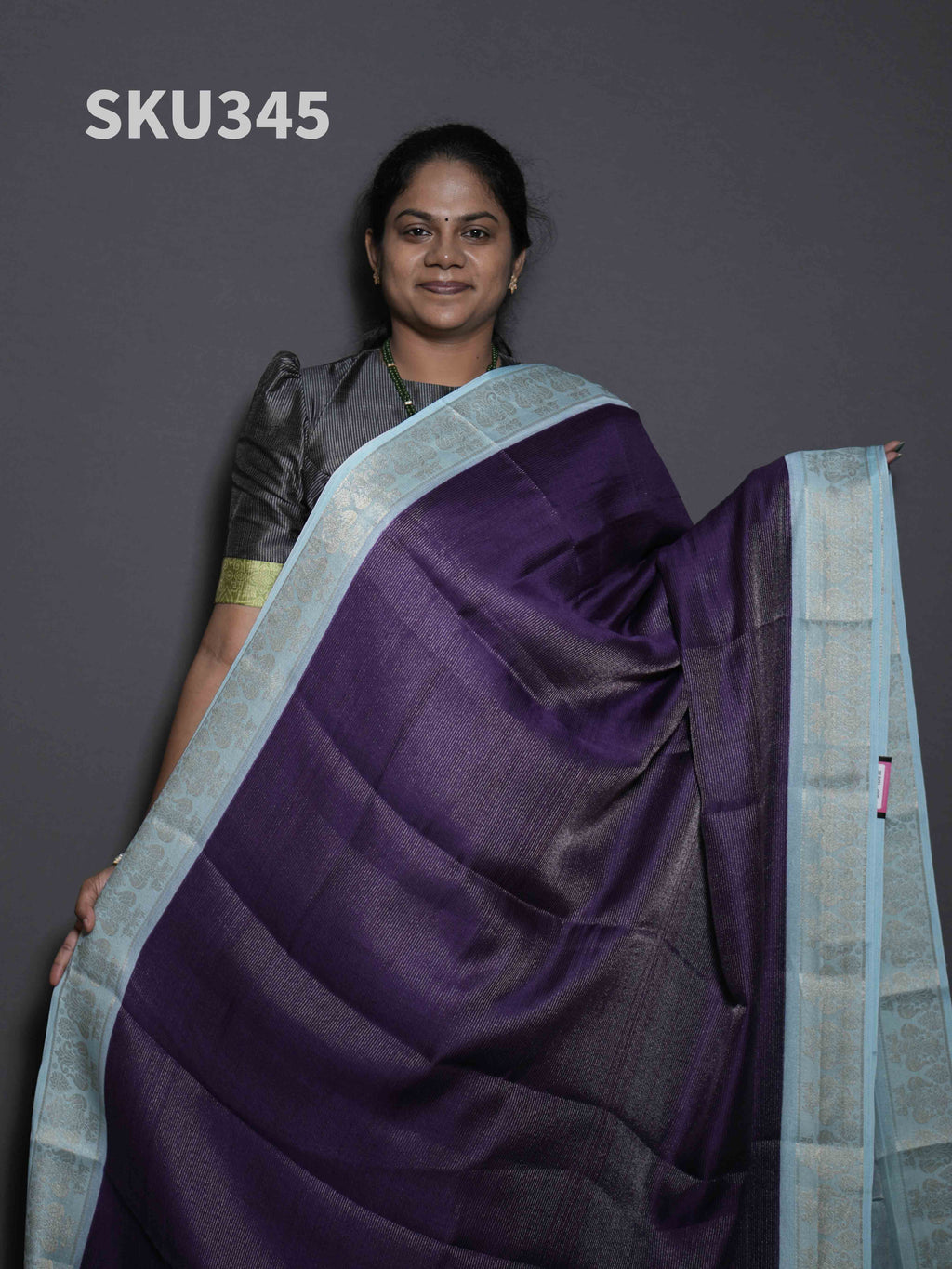 Zari Viscose Sarees Festive Radiance / SKU345 – 4