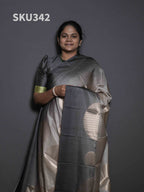Soft Tussar Sarees Signature Weave / SKU342 – 4