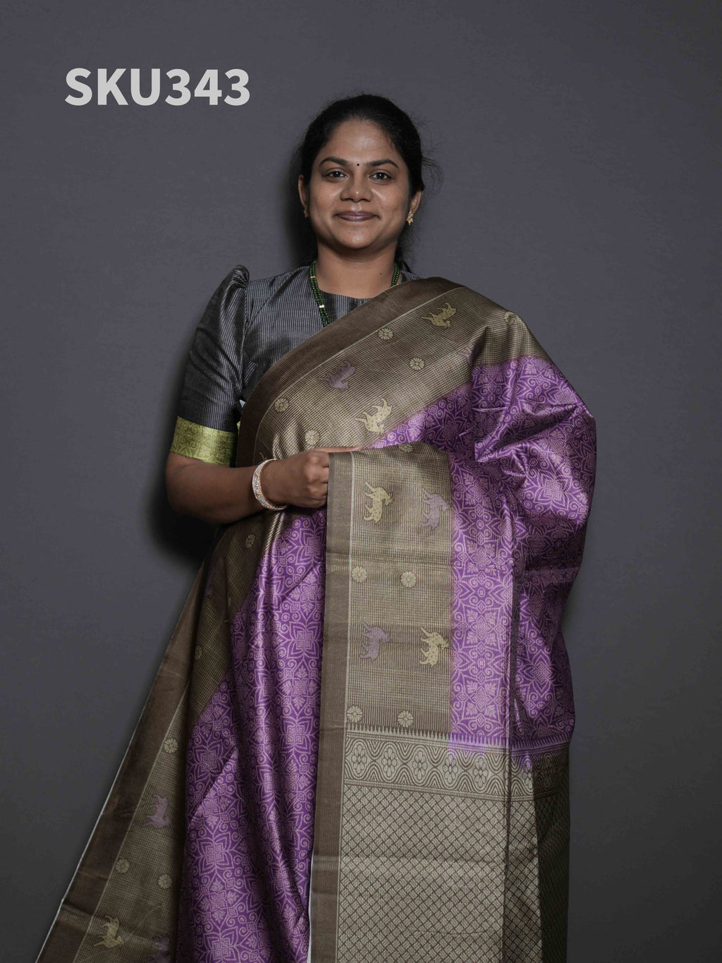 Tissue Bhukhara Sarees Classic Weave / SKU343 – 1