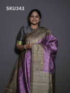 Tissue Bhukhara Sarees Classic Weave / SKU343 – 1