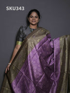 Tissue Bhukhara Sarees Classic Weave / SKU343 – 1