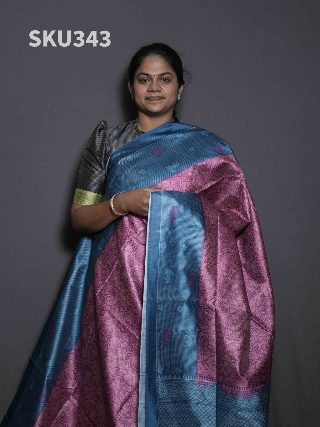 Tissue Bhukhara Sarees Subtle Beauty / SKU343 – 7