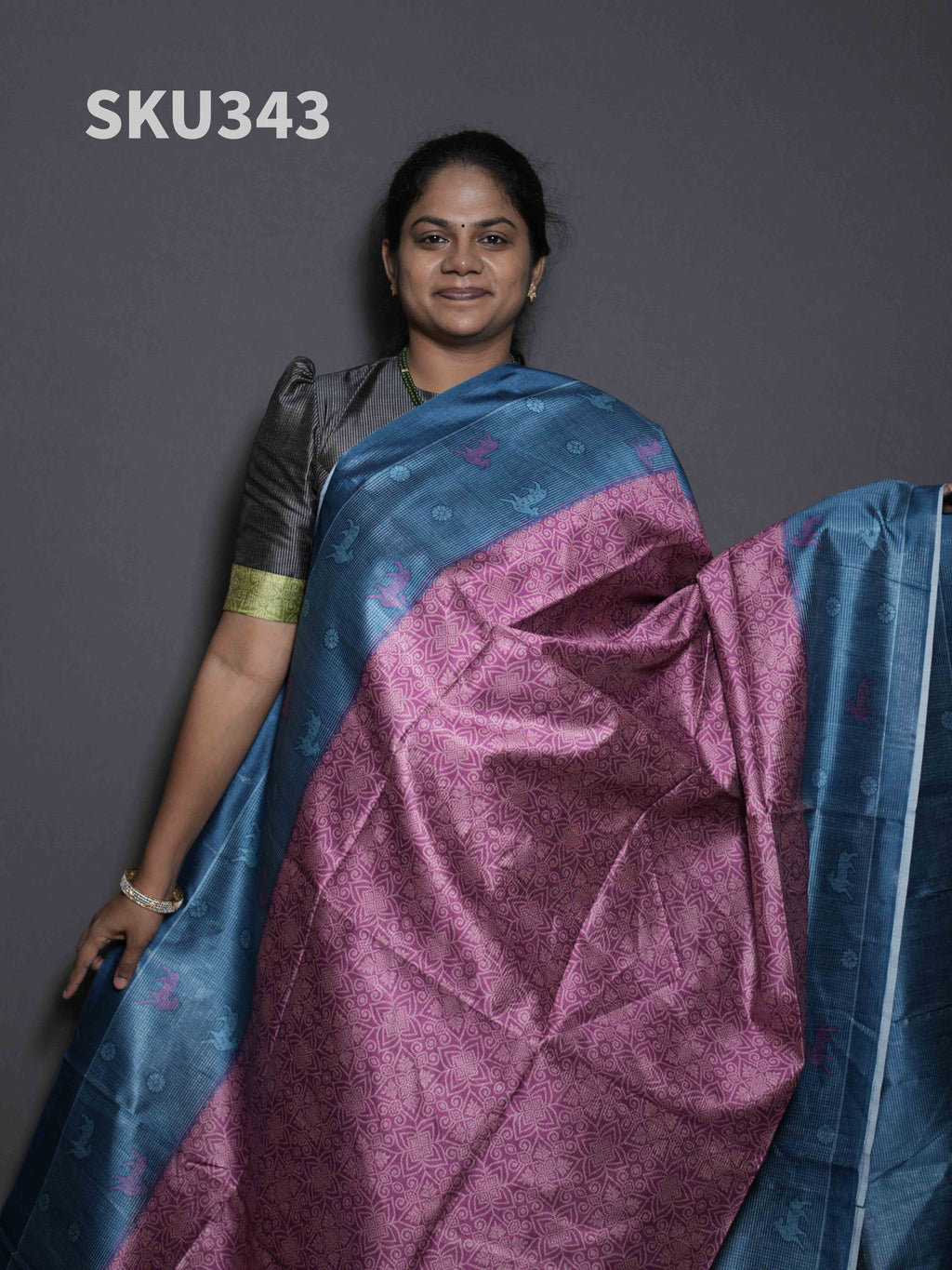 Tissue Bhukhara Sarees Subtle Beauty / SKU343 – 7