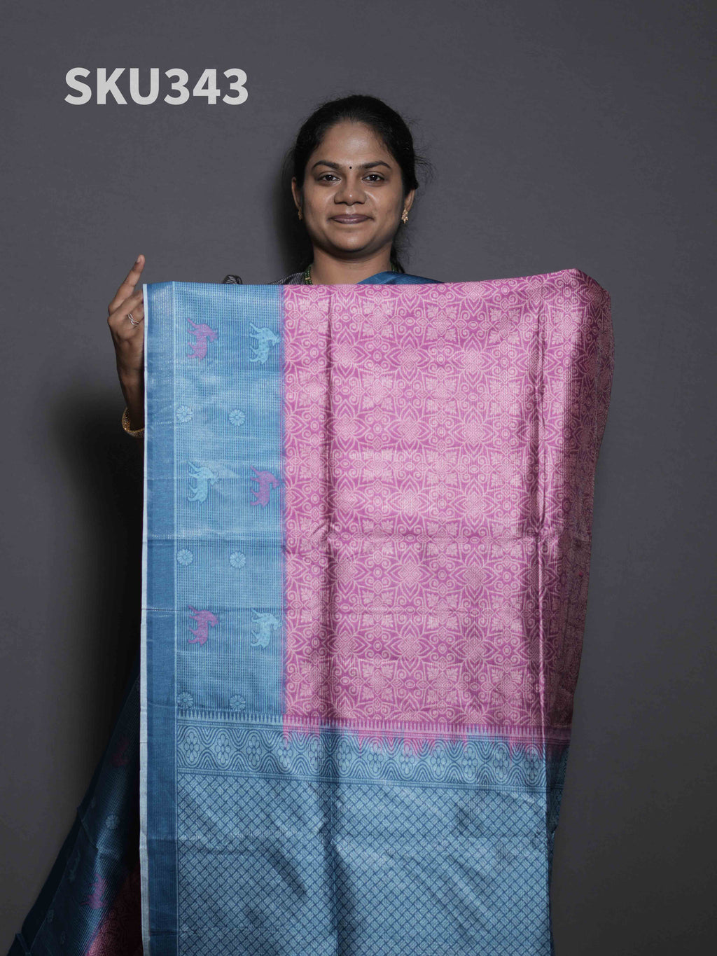 Tissue Bhukhara Sarees Subtle Beauty / SKU343 – 7