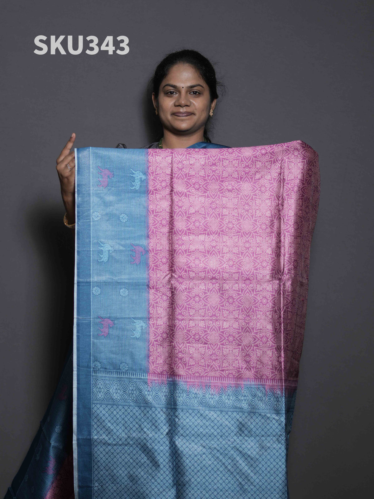 Tissue Bhukhara Sarees Subtle Beauty / SKU343 – 7