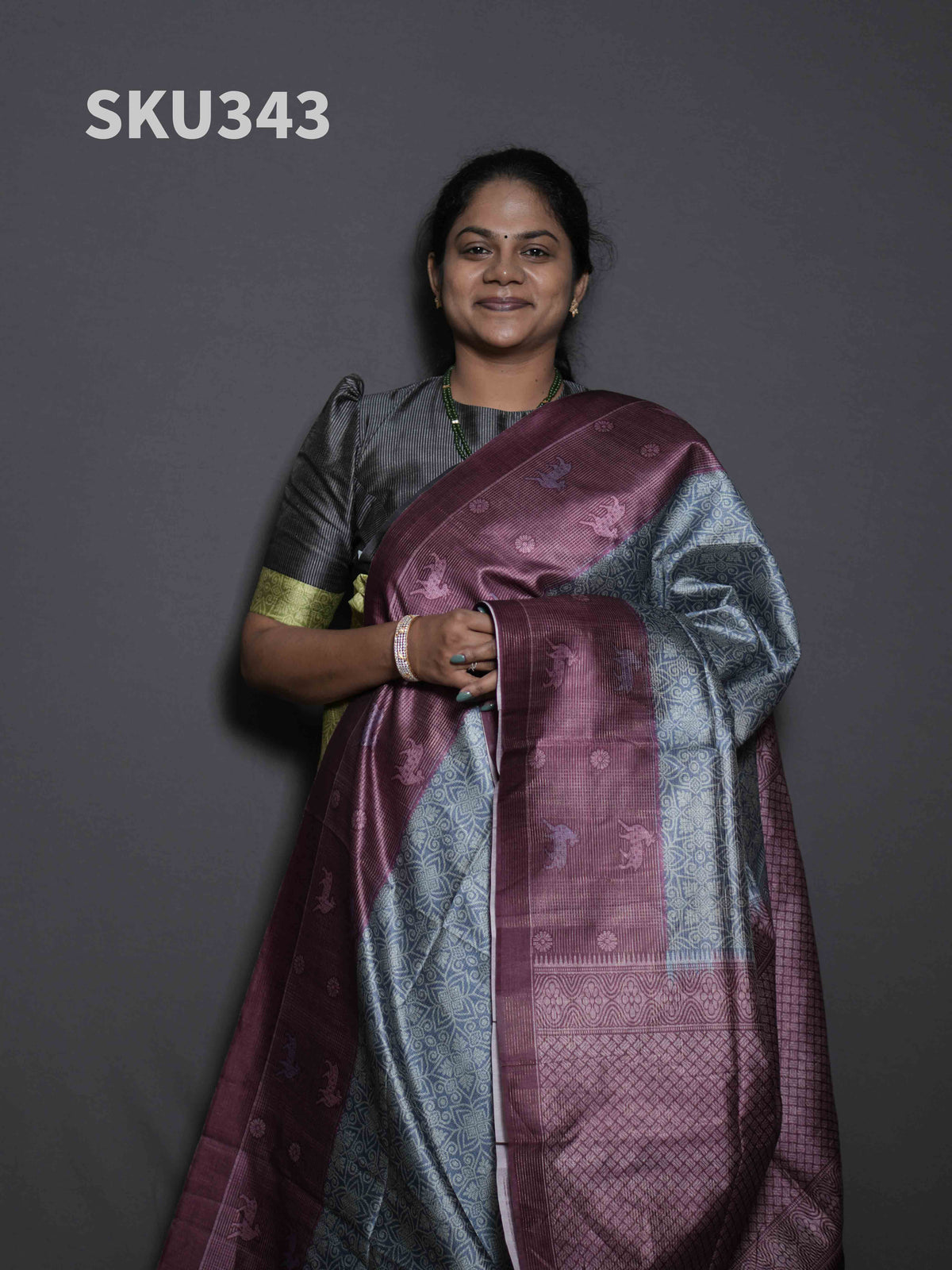 Tissue Bhukhara Sarees Signature Style / SKU343 – 8