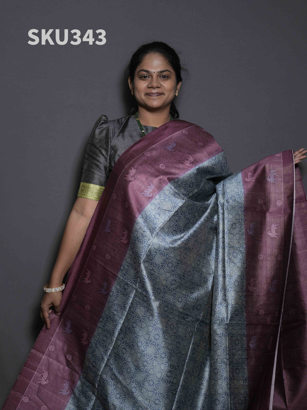 Tissue Bhukhara Sarees Signature Style / SKU343 – 8