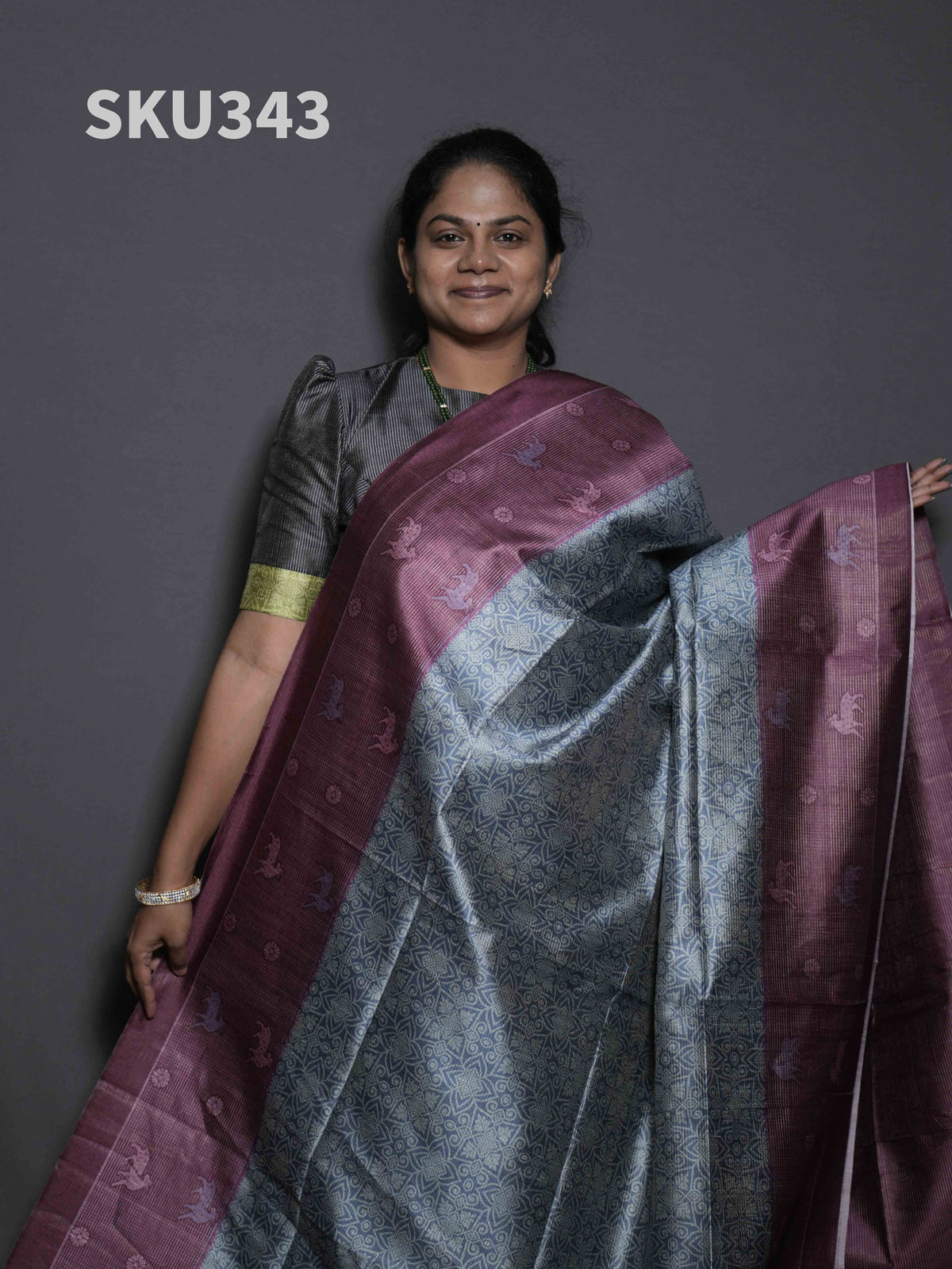 Tissue Bhukhara Sarees Signature Style / SKU343 – 8