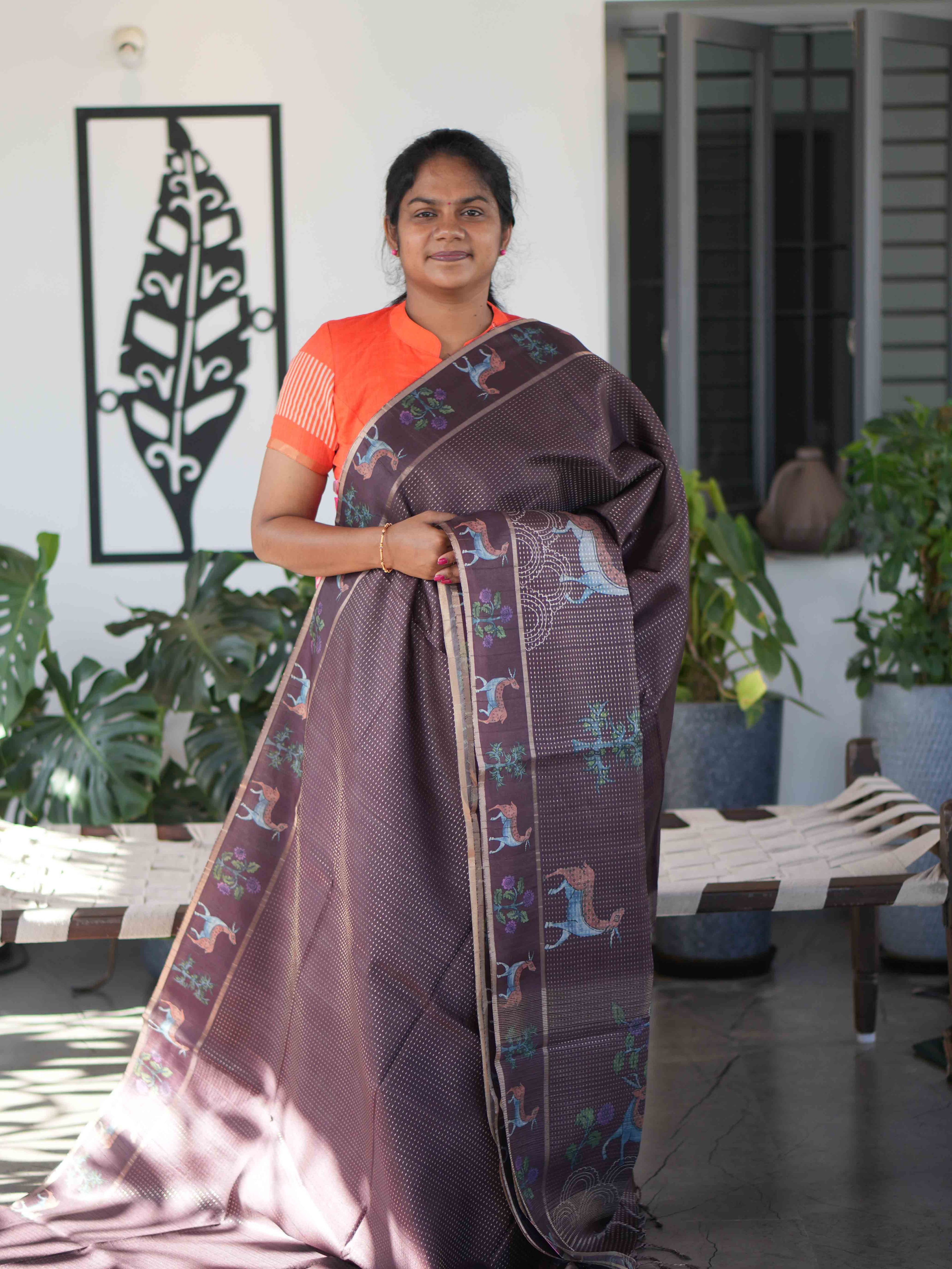 Semi Tussar Sarees Royal Grace / SKU271 – 1