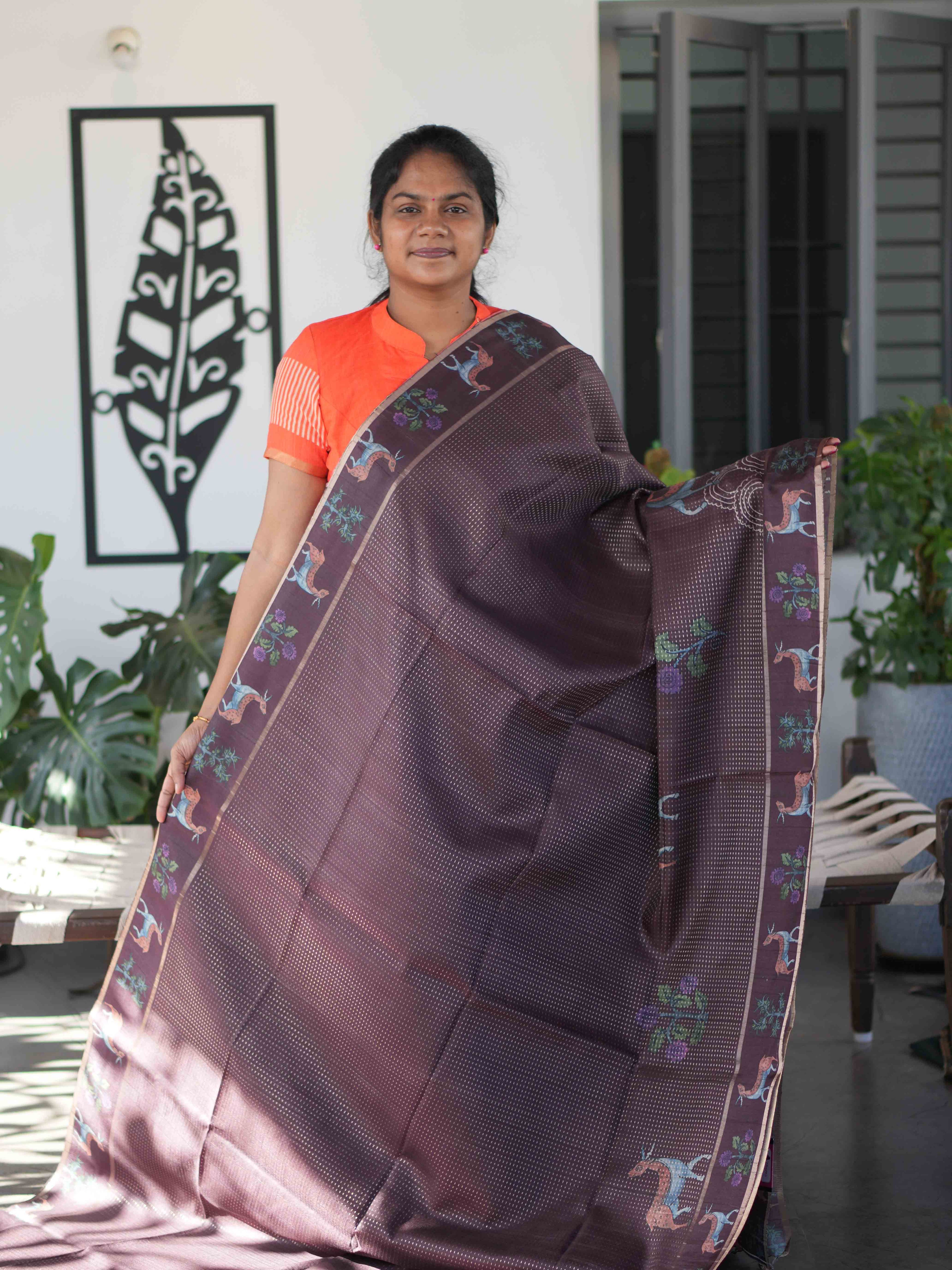 Semi Tussar Sarees Royal Grace / SKU271 – 1