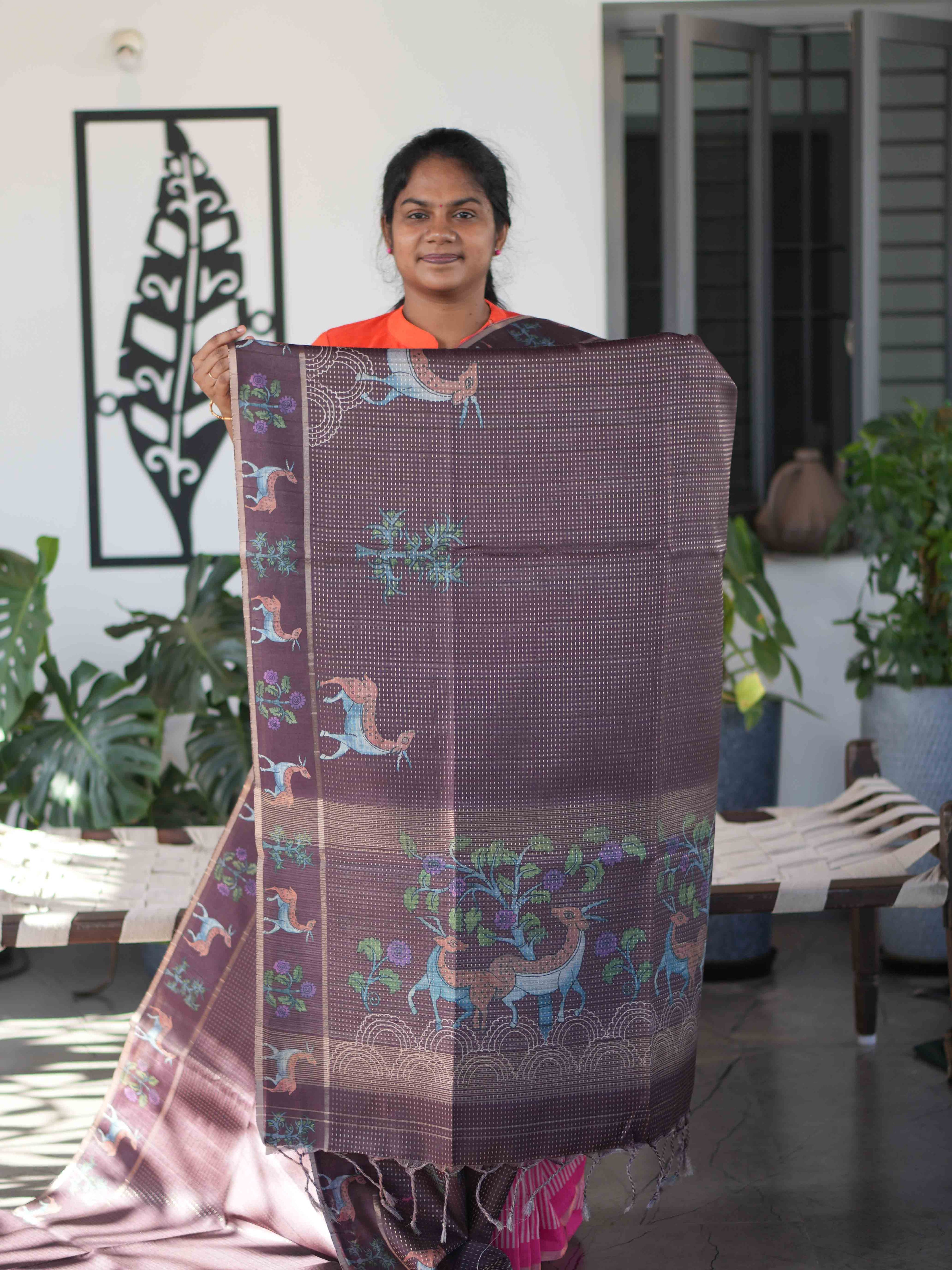 Semi Tussar Sarees Royal Grace / SKU271 – 1