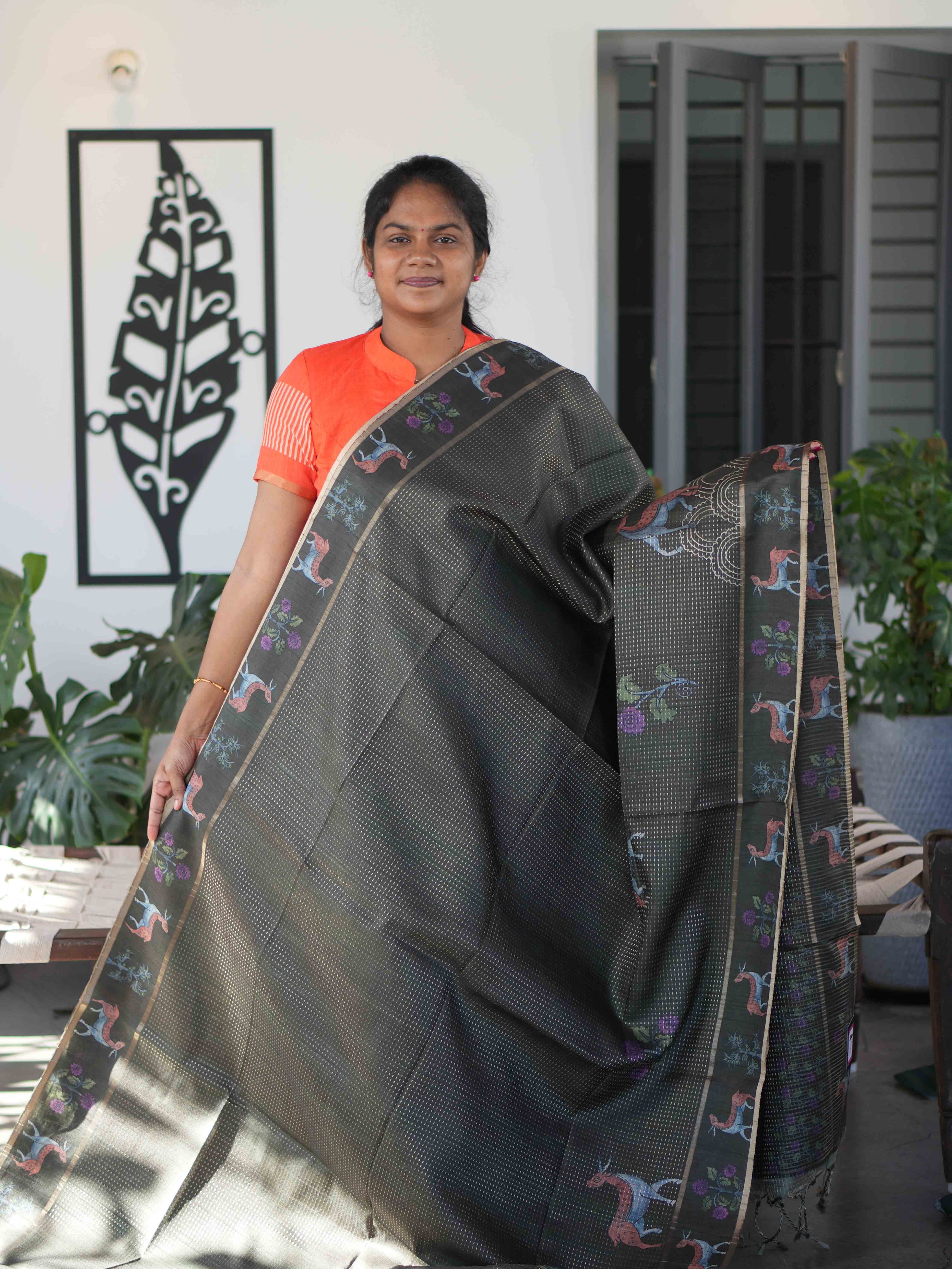Semi Tussar Sarees Classic Elegance / SKU271 – 3