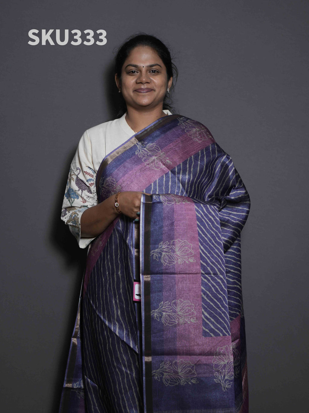 Printed Kadhi Cotton Sarees Natural Charm / SKU333 – 2