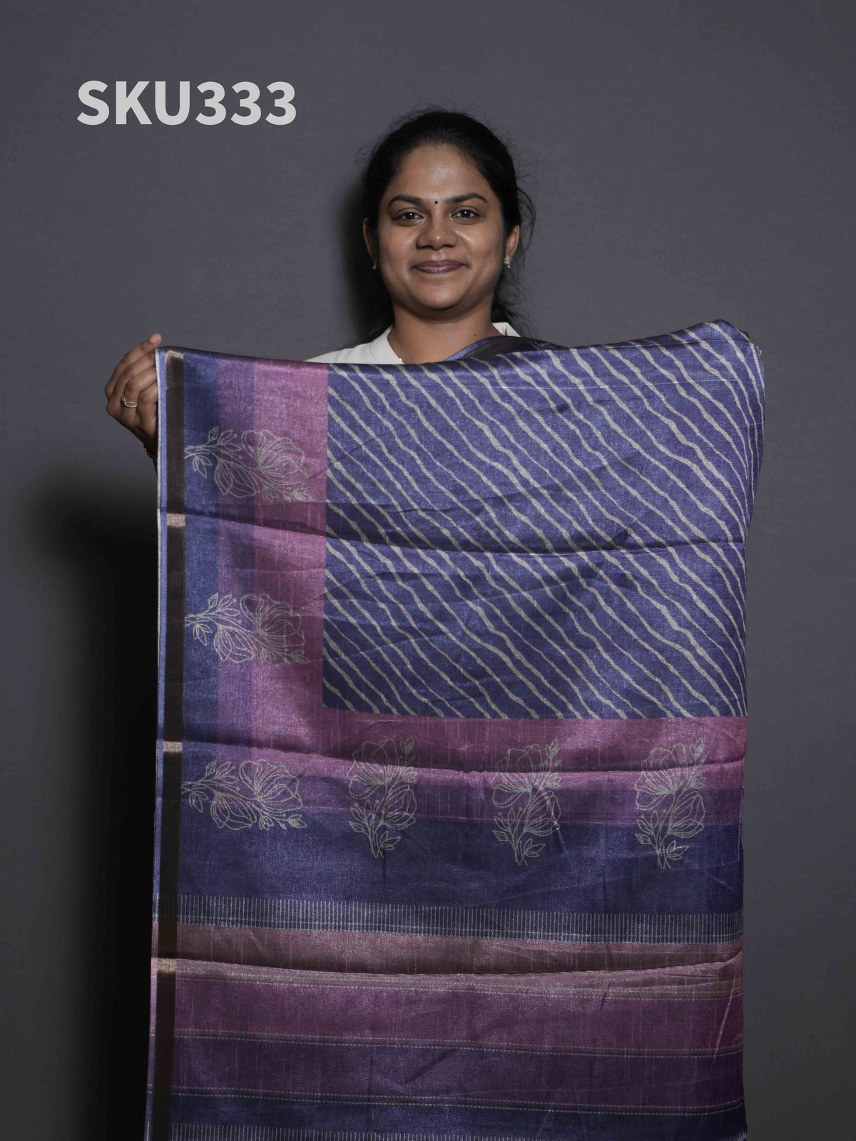 Printed Kadhi Cotton Sarees Natural Charm / SKU333 – 2