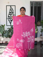 Linen Jari Sarees  / SKU263 – 1